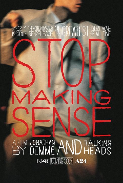 Stop Making Sense : Póster