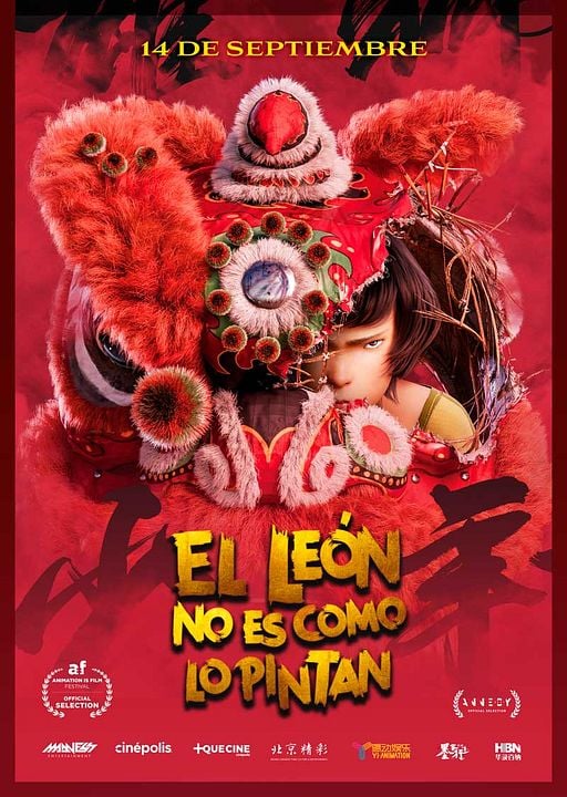 El león no es como lo pintan : Póster
