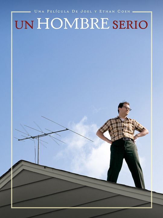 Un hombre serio : Póster