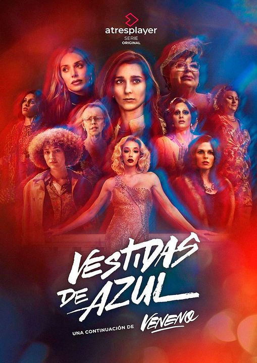 Vestidas de azul : Póster
