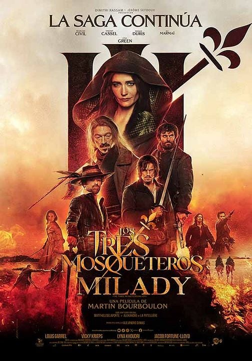 Los Tres Mosqueteros: Milady : Póster