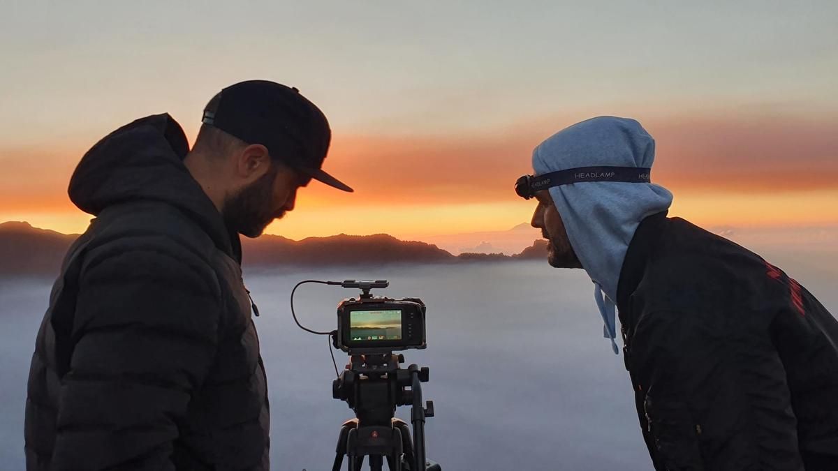 Un volcán habitado : Foto