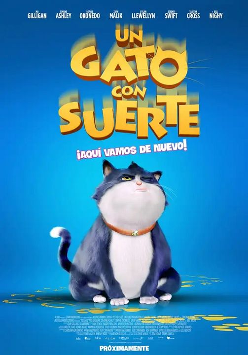 Un gato con suerte : Póster