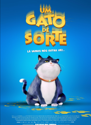 Un gato con suerte : Póster